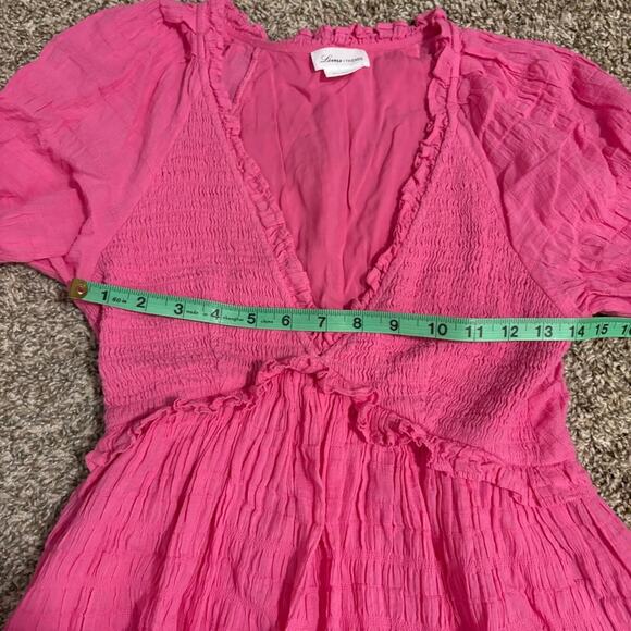 Lovers and Friends Finnegan Mini Dress in Fuchsia - Picture 7 of 8